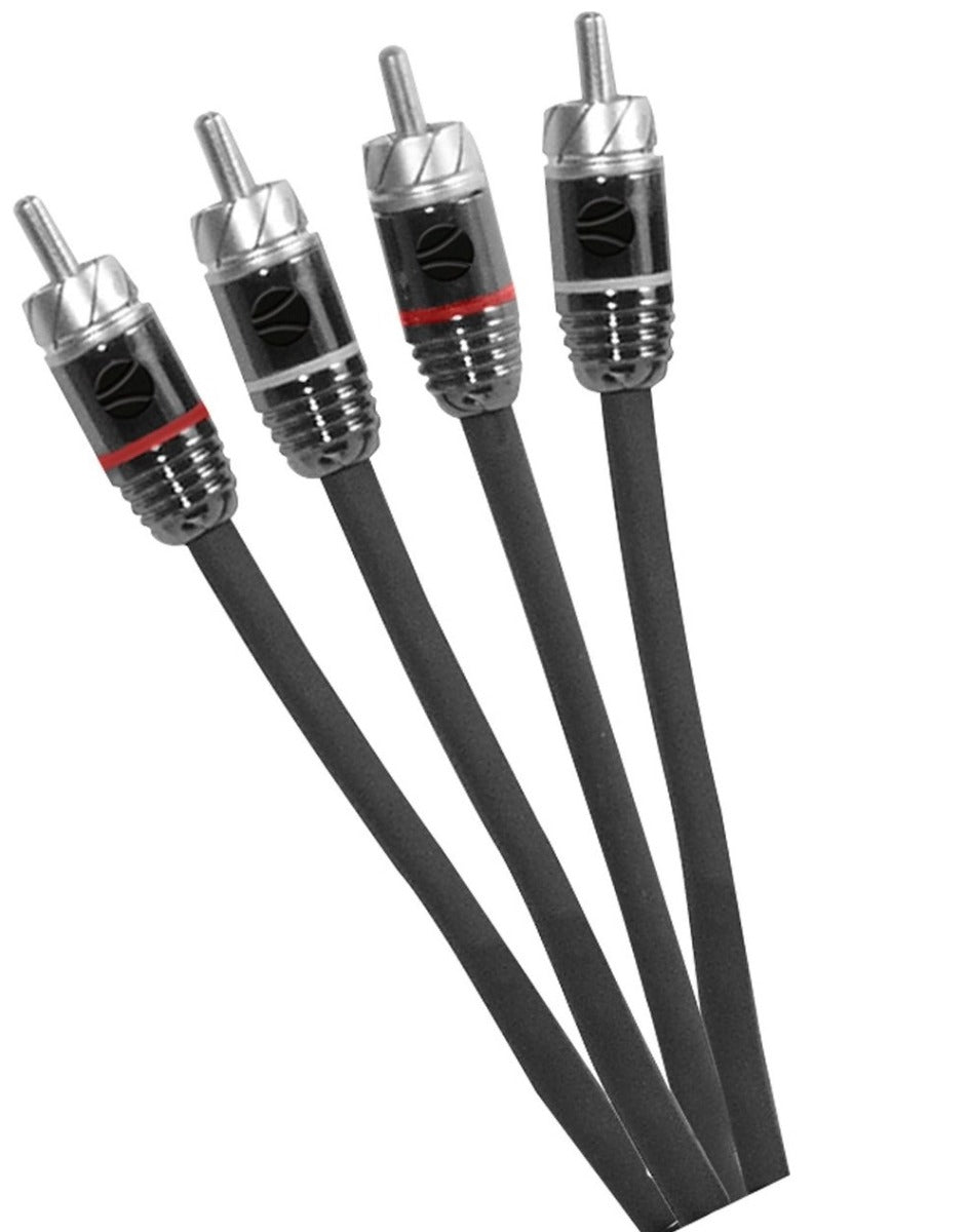 Phonocar 06037 Triple Shielded 4 Channel 5m RCA Cable