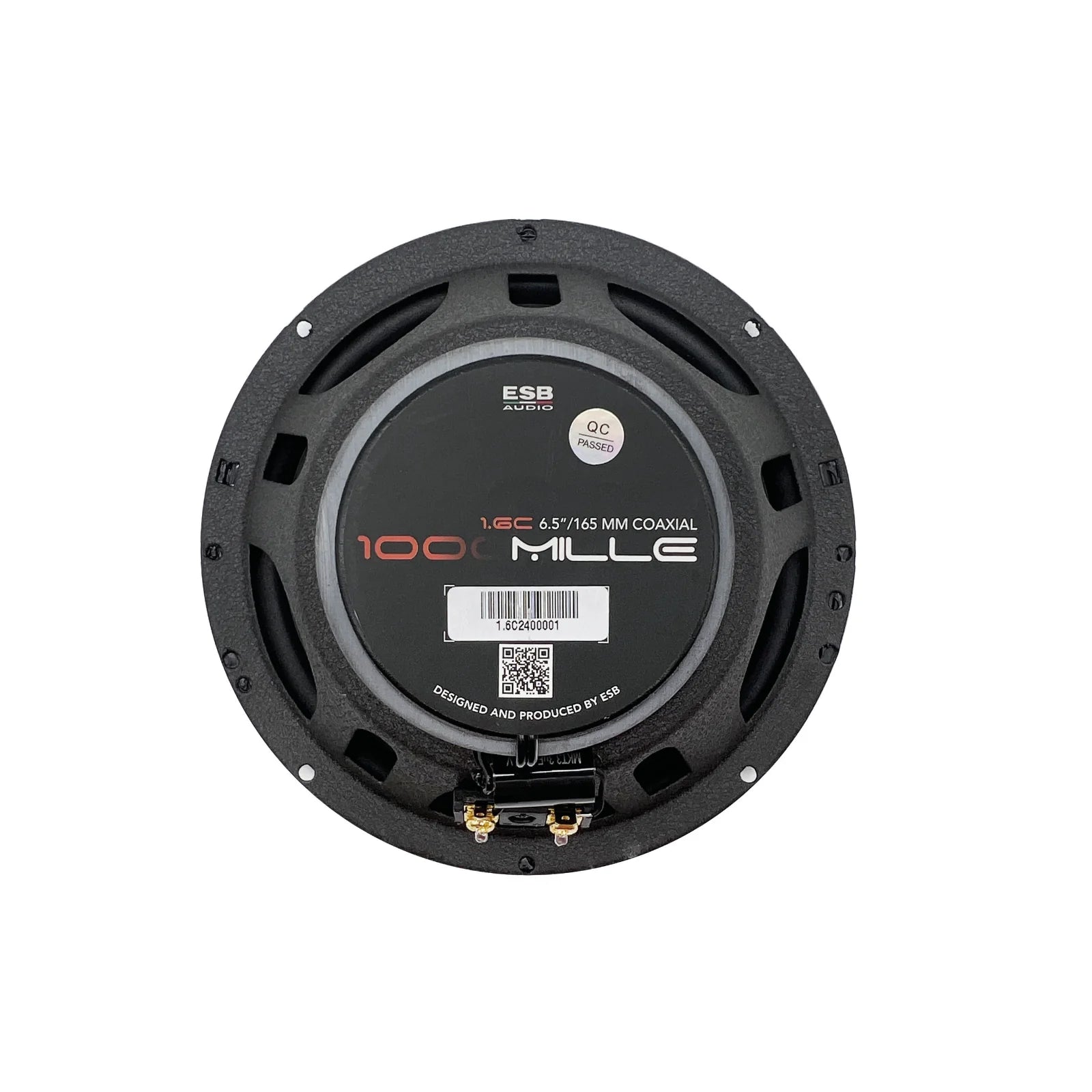 ESB 1.6C 2 Way 6.5 Inch Coaxial Car Speaker Silk Dome Tweeter 90w RMS Pair