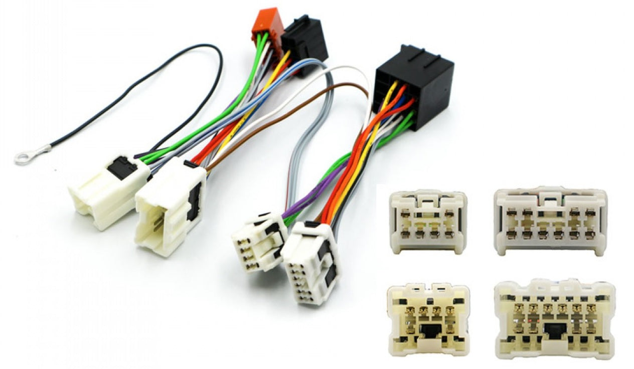 Nissan 350z, Elgrand, Maxima, Micra, Murano, Navara, Pathfinder, Patrol, Skyline, Terrano, Terrano, Wingroad, X-TrailParrot SOT T-Harness Adaptor ISO Wiring Lead 10-530