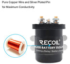 RECOIL 10-620-80 - 80 Amp High Current Power Relay Battery Isolator
