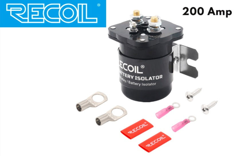 RECOIL 10-620-200 - 200 Amp High Current Power Relay Battery Isolator