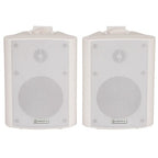 Adastra 100.904UK Series 5.25" Stereo Background Wall Mounted Speakers white