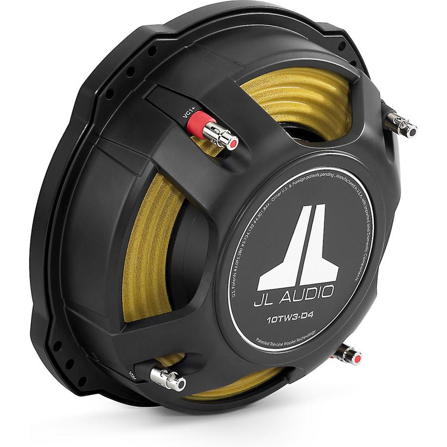 JL Audio 10TW3-D8 - Shallow-mount 10" Dual 8 OHM Car Subwoofer