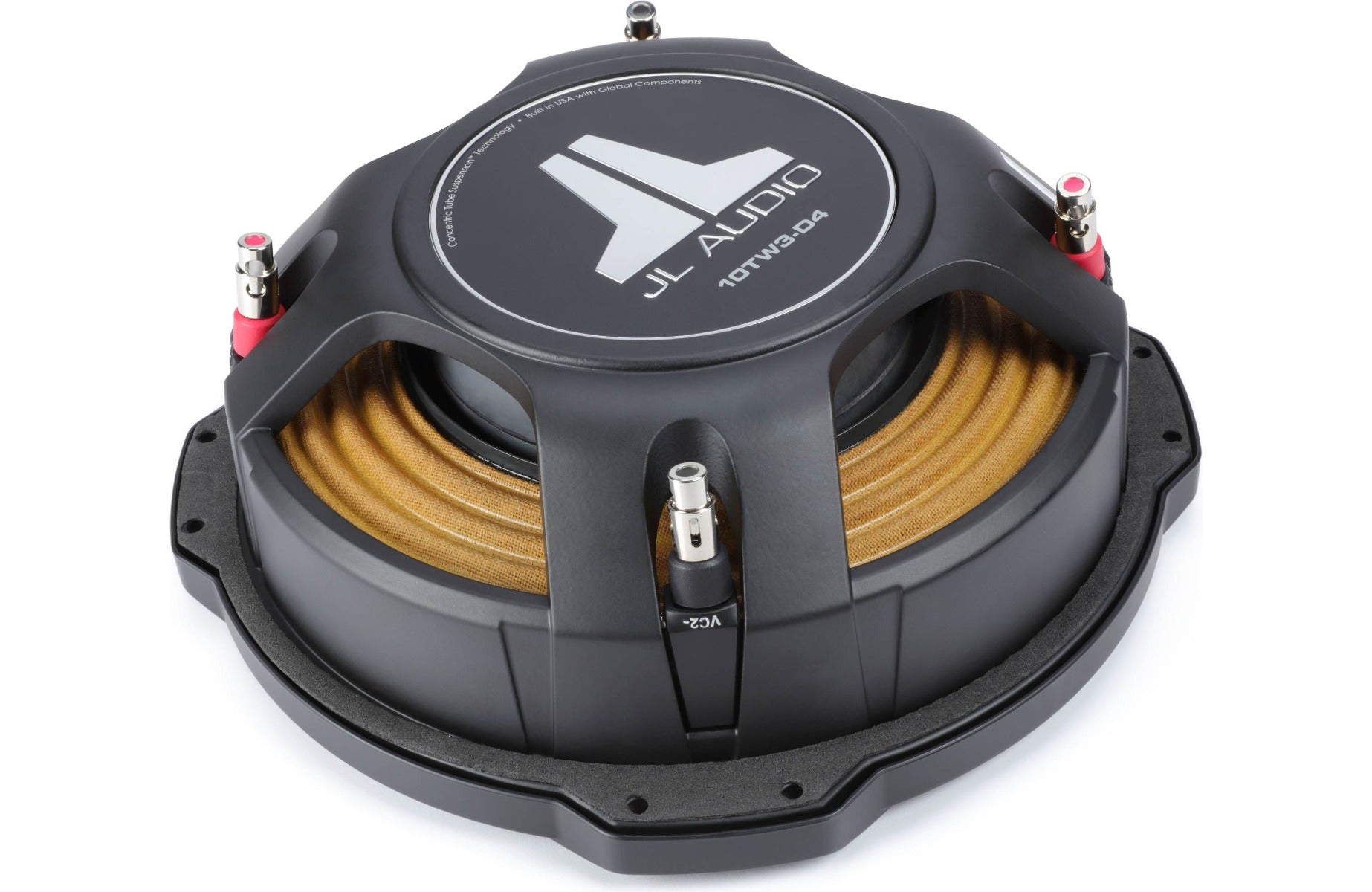 JL Audio 10TW3-D4 Series thin-line 10" 2-ohm subwoofer