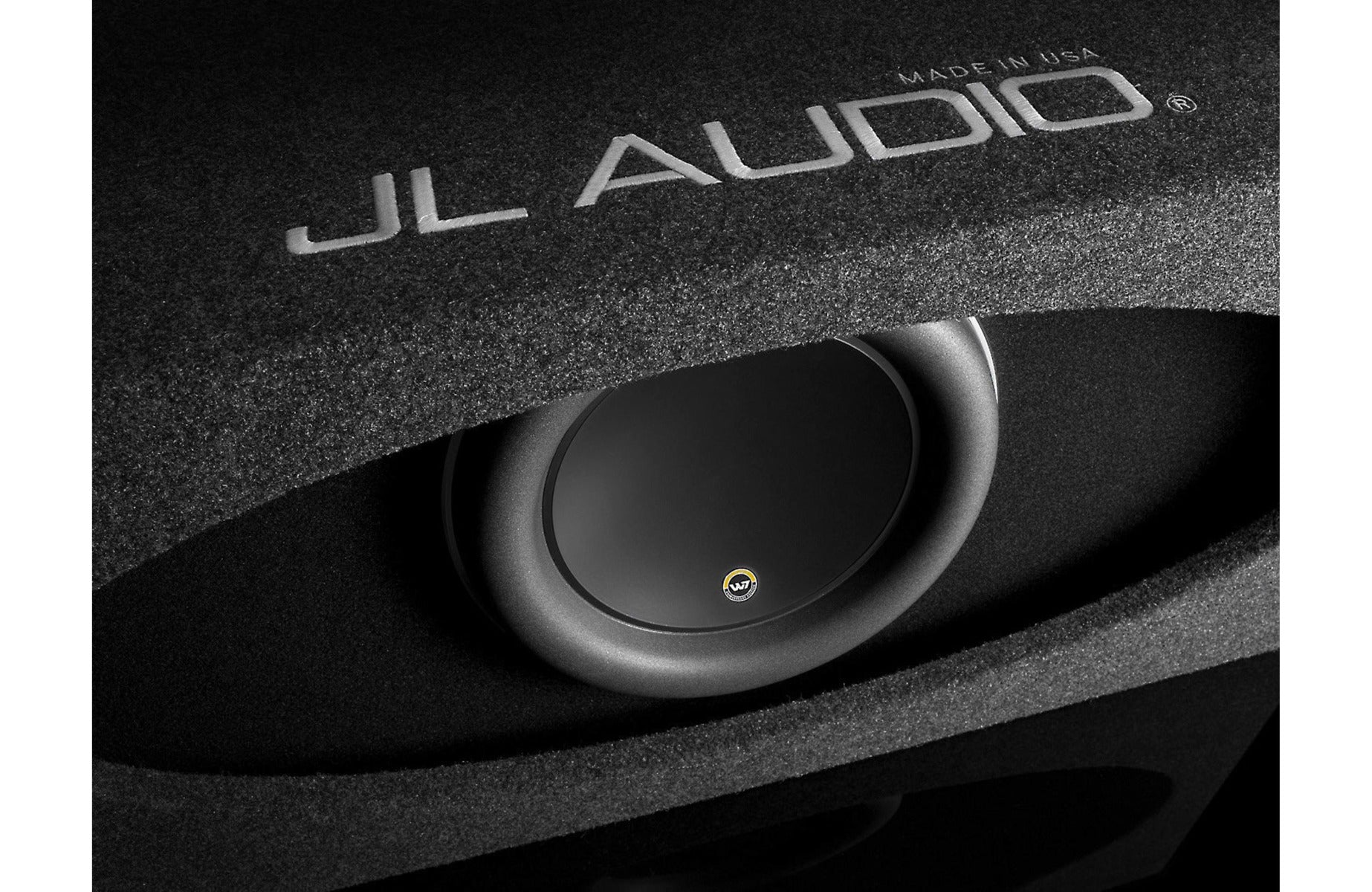 JL Audio HO110R-W7AE Ported H.O. Wedge™ enclosure with one 10" W7AE subwoofer