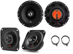 Toyota Yaris 2002-2006 JBL Stage1 61F + Stage2 424 150 Watt  2-way Coaxial Car Speakers