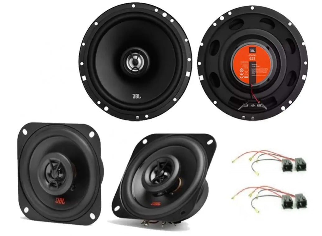 Peugeot 206CC 1998-2012 with Stage1 61F JBL Stage2 424 - Coaxial Car Speakers