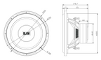 BLAM BL-L30DB LIVE L20 DB 300mm (12 Inch) 2x 2ohm 800W Dual Voice Coil subwoofer (SPECIAL ORDER PRODUCT)