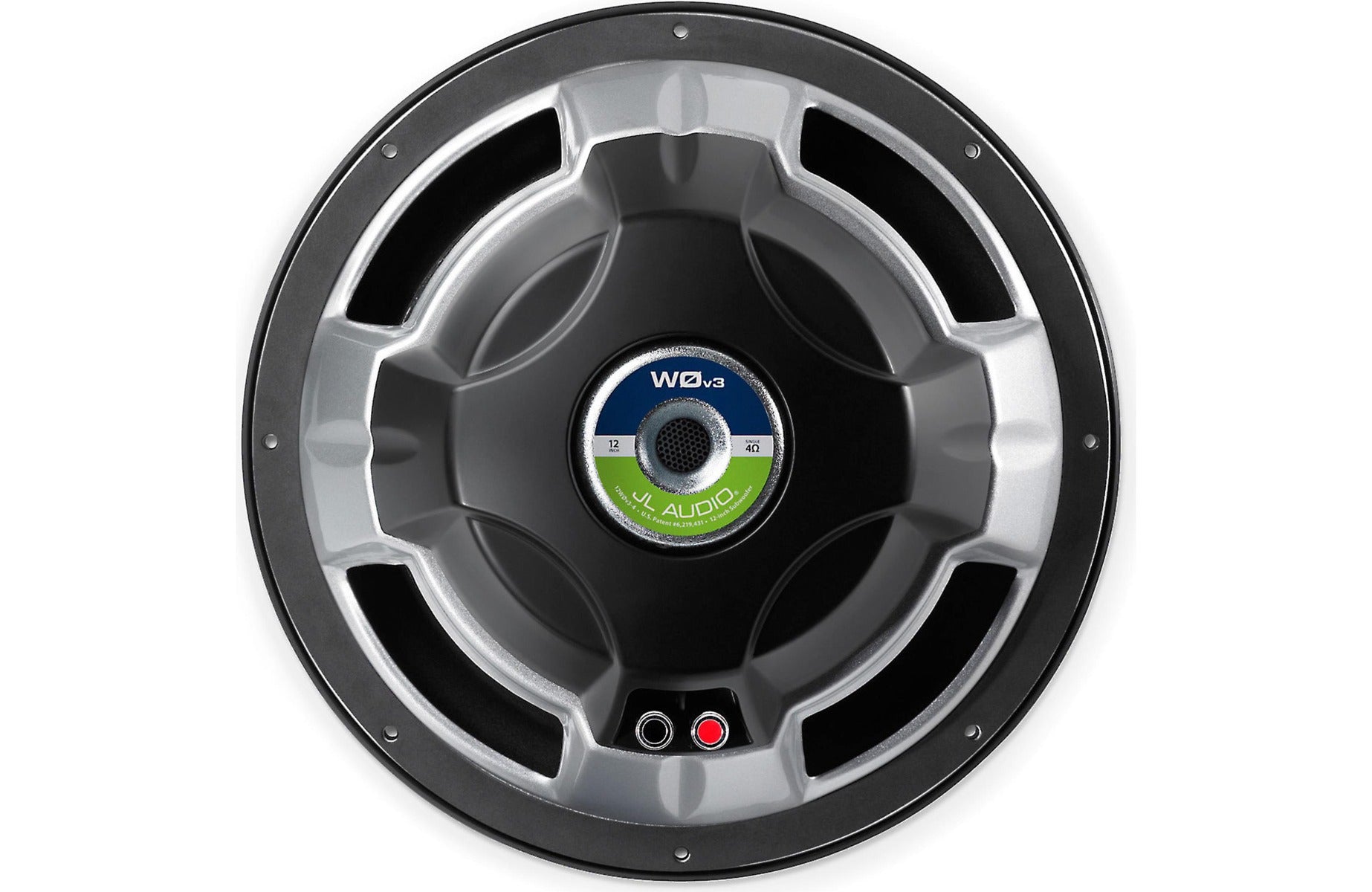 JL Audio 12W0v3-4 300W RMS 12" W0v3 Series Single 4-Ohm Subwoofer
