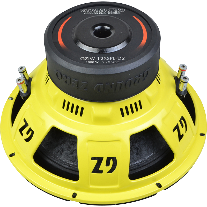 Ground Zero 12XSPL-D2 12 Inch 30cm 1000 Watts Dual 2 Ohm SPL Car Sub Subwoofer
