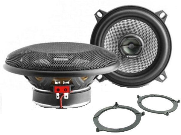 BMW 3 Series (E46) with Focal 130AC 2-Way Front Door and Rear Door Shelf Speakers Fitting Kit