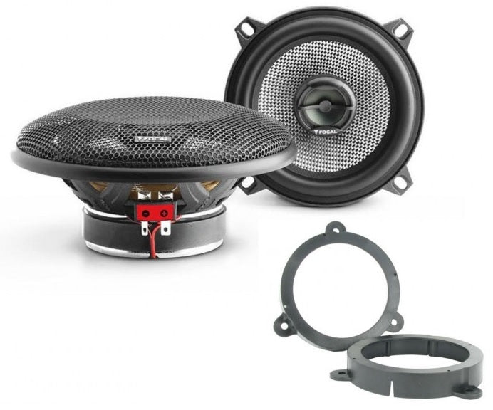 Renault Megane (2008-2012) Focal 130AC 13cm Front / Rear Door Car Speakers Upgrade Kit