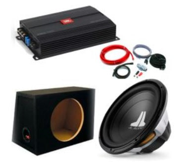 JBL A3001 Amp + JL Audio 15W0v3-4 - 15" Sub package