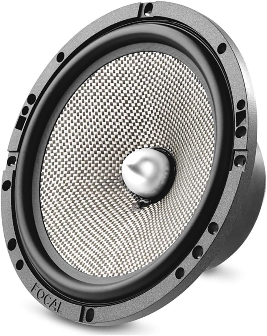 Focal 165AS 2-Way 6.5" Component Car Speakers With Focal ISUB ACTIVE Amplified Bass Under Seat Active Subwoofer Packs