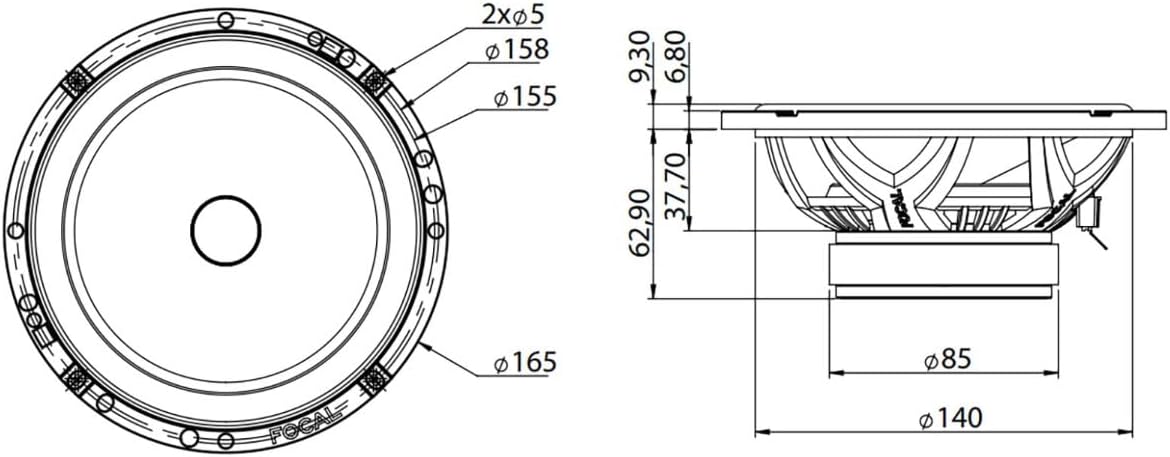 Focal Performance 165AS Access Series 6-1/2" 2-way Component Speaker System