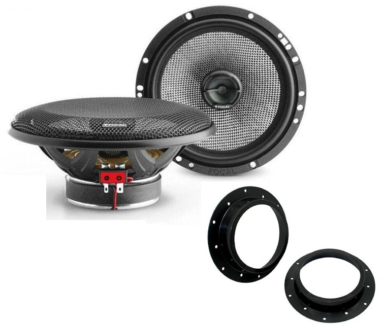 VW Arteon, Golf, Touareg,Caddy, Passat, Jetta, Sharan, Tiguan, Touran, T5/T6 Focal 165AC 16.5cm Front Doors Speakers Upgrade Kit