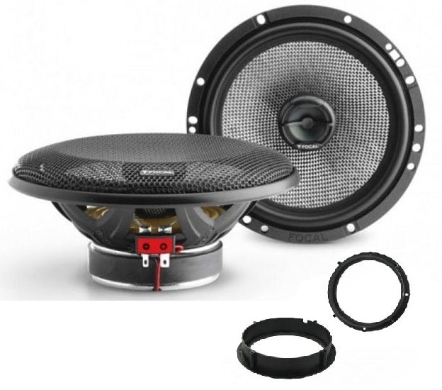 Seat Altea, Arosa, Leon,  Ibiza, Leon, Mii Focal 165AC 16.5cm Front/Rear Door Car Speakers Upgrade Kit