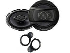 VW Passat & CC B6/B7 Models Pioneer TS-G1720F 16.5cm 2-Way Front Doors Car Speakers Upgrade Kit
