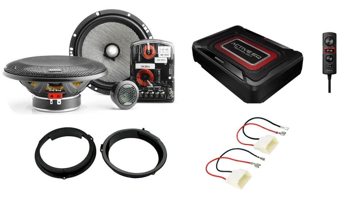 Ford Transit Custom 2012-2021 Focal 165AS + KSC-PSW7EQ Bass package deal