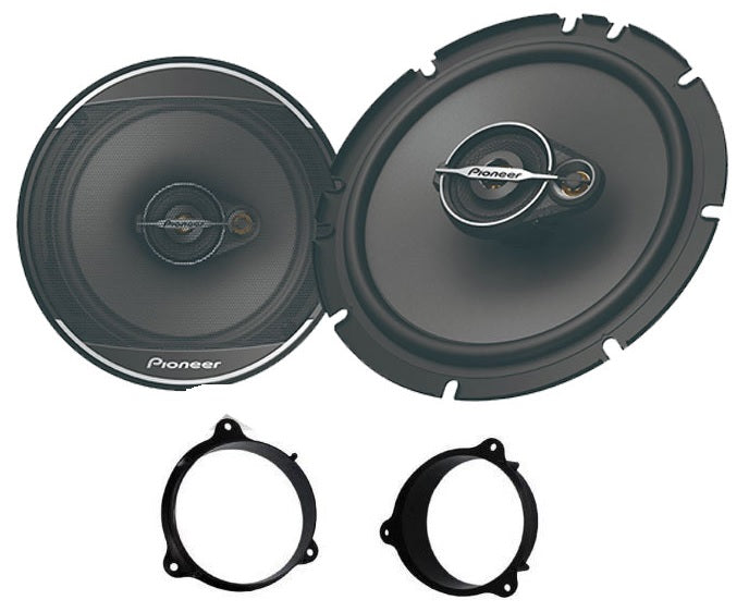 Renault Kangoo 2012-2019 Pioneer TS-A1371F16.5.25cm Front Door Speakers Upgrade Kit