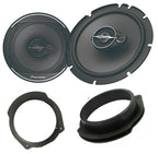 Fiat Stilo, Bravo, Croma Pioneer TS-A1671F 16.5cm Front Doors Speakers Upgrade Kit