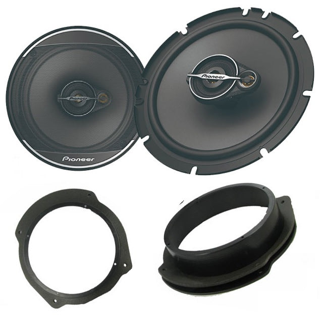 Fiat Stilo, Bravo, Croma Pioneer TS-A1671F 16.5cm Front Doors Speakers Upgrade Kit