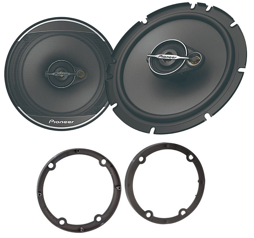 Volkswagen Crafter 2006-2016 Pioneer TS-A1671F 16.5cm Front Doors Speakers Upgrade Kit