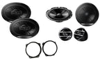 BMW Mini One 2001-2906 R53 Models w/ Pioneer TS-G170C + TS-G6930F Door and Shelf Speaker Upgrade kit