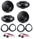 Mercedes C Class 2007-2015 W204  Pioneer TSG1720F 16.5cm 3-way Coaxial Speakers 70W RMS 300W Peak