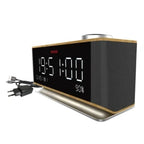 AIWA CR-90BT Bluetooth Alarm Clock with AUX FM Radio and Dual Alarm