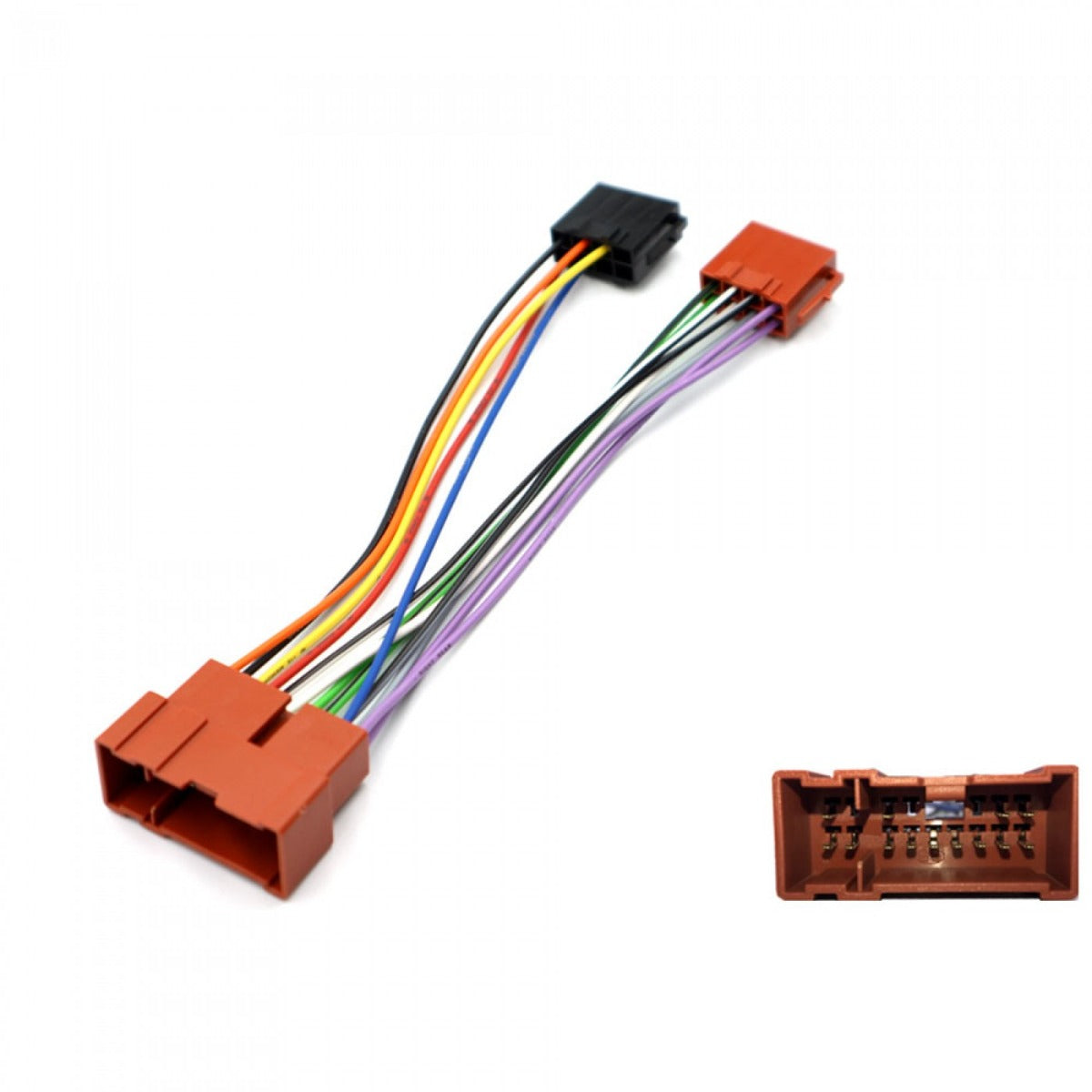 Nissan Almera, Patrol, Primera, Terrano, X-Trail 16 pin radio replacement ISO adapter cable (no steering controls) 20-122