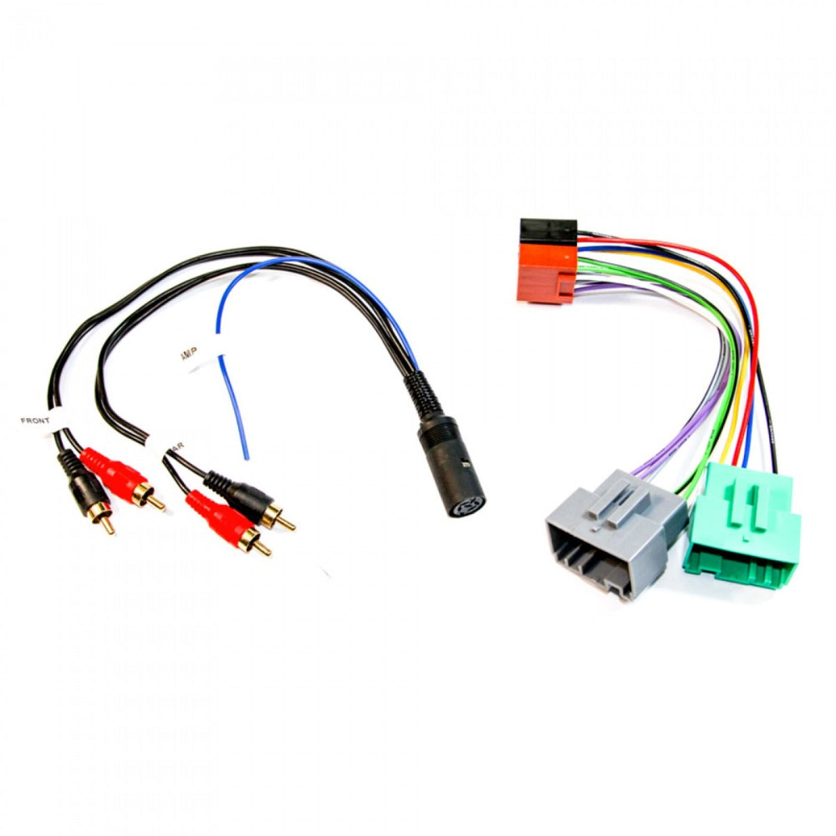 Volvo S60/70,80 V70, XC70 HU-6 and HU-8 radio replacement ISO and phono adapter cable 20-256