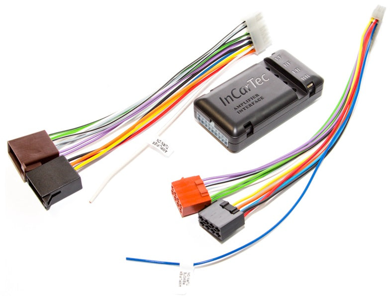Alfa Romeo, BMW, Cadillac, Land Rover, Mazda, Mercedes, Nissan, Saab ISO to ISO amplifier integration interface (For cars with original amplifier) 20-273