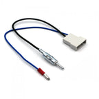 Nissan (grey rectangle to DIN connector) antenna adapter (with male bullet connection) 21-118K