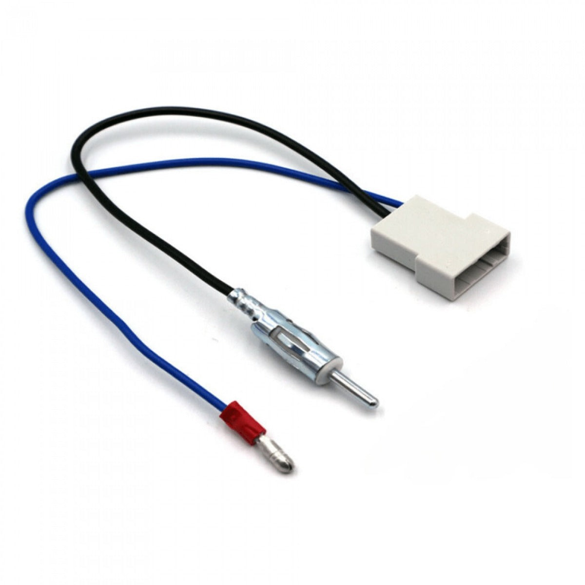 Nissan (grey rectangle to DIN connector) antenna adapter (with male bullet connection) 21-118K