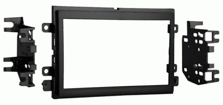 Ford Mustang, Explorer Single/Double DIN radio fascia adapter panel (MATT BLACK) 50-751