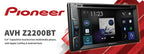 Pioneer AVH-Z2200BT 6.2" DVD CarPlay TouchScreen Bluetooth iPhone Android Player Pioneer ND-BC8 Rear Camera