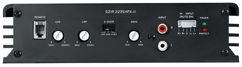 Ground Zero Iridium GZIA2235HPX-II 2 Channel Amplifier - 2 x 150 WRMS @ 4ohm