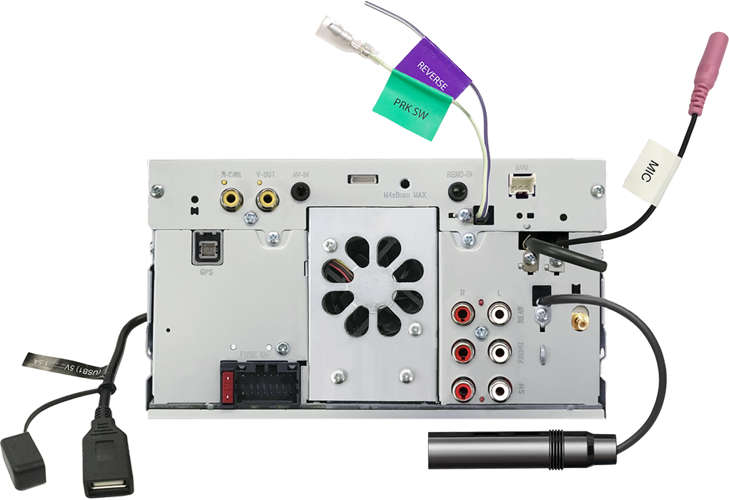 Kenwood DMX7722DABS 6.8" DAB+, Android Auto, Apple CarPlay, WI-FI Spotify, Bluetooth W/ Reverse Camera Aerial