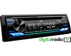 JVC KD-DB922BT Bluetooth DAB-Tuner MP3/WMA/WAV/FLAC iPhone Android illumination