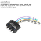 Hyundai i30 4-Channel 80W high-to-low Level line-out Converter with Built in Amp Remote Trigger InCarTec 23-008