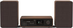 PURE Classic 2.0 System with Bluetooth, CD and DAB+ in Coffee Black/Walnut