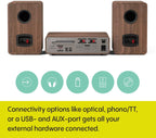PURE Classic 2.0 System with Bluetooth, CD and DAB+ in Coffee Black/Walnut