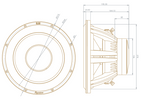 BLAM Supersub 12" (300mm) 1000W High-Performance Subwoofer (2x 2 Ohms) BL-SUPERSUB-12