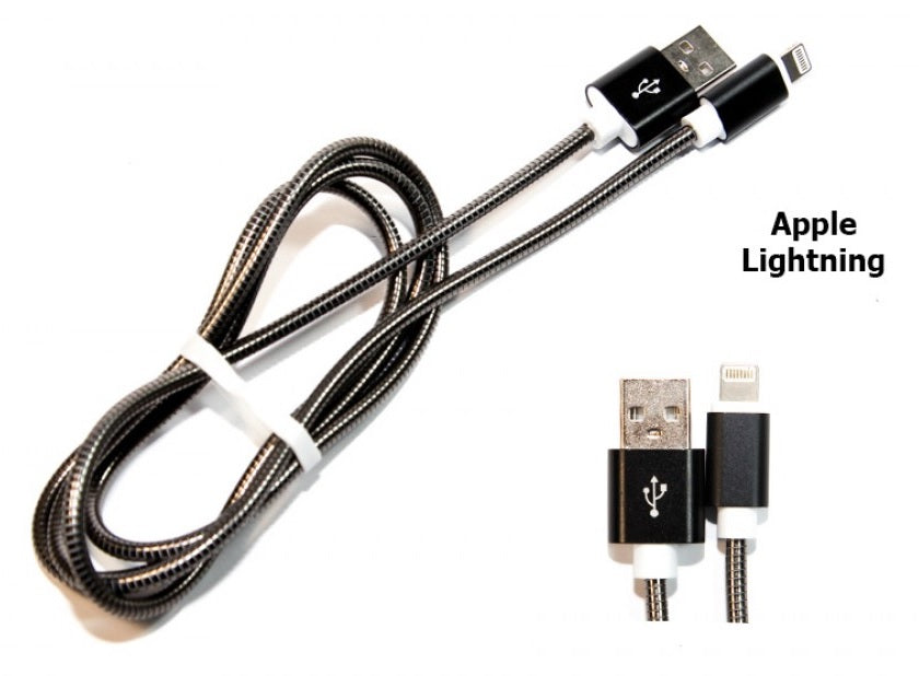 iPhone lightning connector to USB A data cable 1 metre InCarTec 26-041 ...