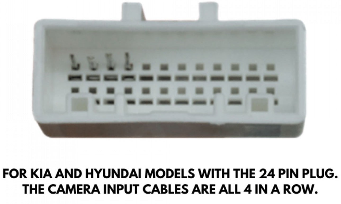 Retain original camera on Hyundai /Kia cars (OEM NAVIGATION and 24 Pin Connector) 27-253-RET