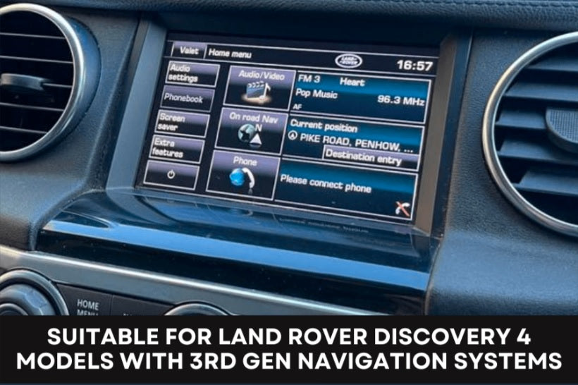Discovery 4/ Range Rover Sport (2011-2015) with 3rd Gen Navigation Touch Screen Add On Reverse Camera Interface for OEM Systems IncarTec 27-313