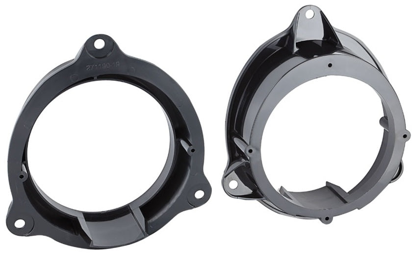 Renault Kangoo 2012-2019 130mm Front Door Speaker Adaptor Rings ACV 271190-19-0
