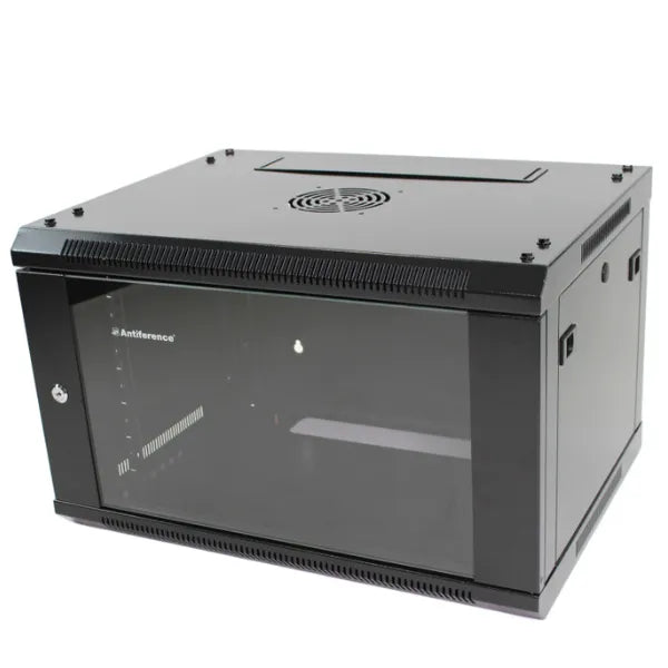 Antiference CF-R6 19" 6U 450mm Self-Assembly Data Cabinet