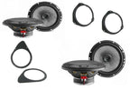 Fiat 500 2007 - 2015 with 2 x Focal 165AC 17cm 6.5" 240 Watt 2-way Speakers